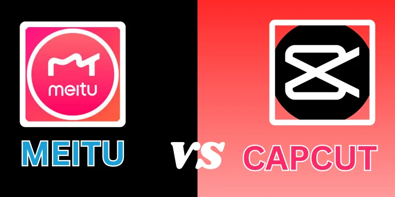 Meitu vs Capcut image representation